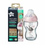 Comprar Tommee tippee biberón ctn vidrio 250ml decorado niña