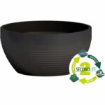 Comprar Vaso - garden id - green care impact black-anth - 35 x 16 cm - 10 años de garantía - 100% reciclado - resistente a uv/gel
