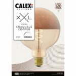 Comprar Bombilla led e27 - calex - especiales xxl g125 - filamento espiral simple - 4 w - 120 lm - 1800 k - cobre