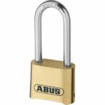 Comprar Candado combinado - abus - 180ib/50hb63 b/dfnli - cuerpo de latón forjado - mango de acero inoxidable - código numérico