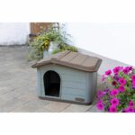 Comprar Casa para gatos paola eco kerbl - 60 x 51 x 41 cm - gris y marrón - plástico reciclado