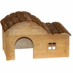 Comprar Casa para roedores - kerbl - naturaleza - techo curvo - 40 x 25 x 25 cm