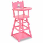 Comprar Corolle - silla rosa alta - accesorio de comidas - para poupon 36 y 42 cm - 3 años