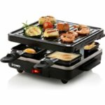 Comprar Domo do9147g parrilla para raclette para 4 personas - negro