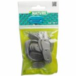 Comprar Kit de fijación de vallas de jardín nature 27 piezas gris