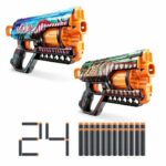 Comprar Pack blasters - zuru - xshot skins griefer 2pk - blasters de cañón giratorio con tiro de 27 metros y 24 dardos incluidos