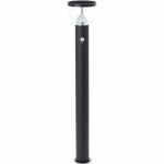 Comprar Poste de exterior - brilliant - tulip - led y solar - detector de movimiento - acero inoxidable y plástico - 4 w - negro