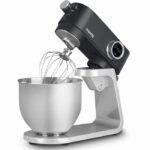 Comprar Robot repostero - h.koenig - km120 - 800 w - bol de acero inoxidable 5 l - 8 velocidades - gris mate y plata