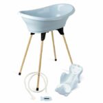 Comprar Thermobaby vasco thermobaby 5 en 1 bañera de flores azules - hecha en francia