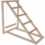 Comprar Torre trepadora para gallinas - kerbl - 85 x 55 x 76 cm - con columpio - escalera robusta