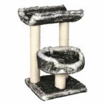 Comprar Trixie isaba cat tree altura 62 cm felpa blanco y negro y sisal natural