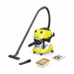 Comprar Aspirador en seco y húmedo karcher wd 4 ps v-20/5/22 - depósito de acero inoxidable 20 l - 1000w