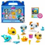 Comprar Bandai - littlest pet shop - set de coleccionista tema de playa - 5 animales y accesorios - bf00517