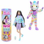 Comprar Barbie-barbie cutie reveal-muñeca cebra sueño colorida con 10 sorpresas hrk39