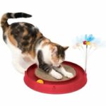 Comprar Circuito cat it 3 en 1 con bola y tabla de rascar - Ø 36 cm - rojo - para gatos