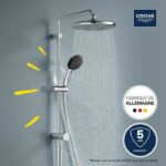 Comprar Columna de ducha con desviador manual - ahorro de agua - grohe vitalio start system 250 - cromo - 26680001