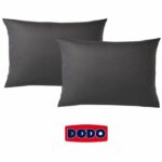 Comprar Conjunto de 2 fundas de almohadas rectangulares dodo - 50x70 cm - blanco - hecho en francia