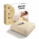 Comprar Cubrecolchón calefactable - imetec - calentador para cama de matrimonio 150 x 80 cm - 2 mandos con 2 temperaturas - lavable