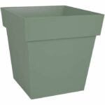 Comprar Eda toscana square flower pot 39 cm - 38 l - 39 x 39 x h 39 cm - laurel verde