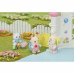 Comprar El dúo de bebés de paseo - sylvanian families - 5747 - conejo de chocolate y gato persa con accesorios