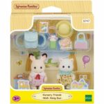 Comprar El dúo de bebés de paseo - sylvanian families - 5747 - conejo de chocolate y gato persa con accesorios