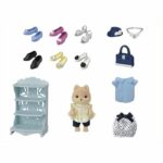 Comprar Familias sylvanian moda y maleta de perro caramelo de hermana mayor para niños