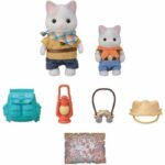 Comprar Figuras articuladas - sylvanian families - hijo y bebé gato latte - aventura en el bosque secreto