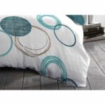 Comprar Home linge passion juego de edredón audace - edredón 140 x 200 cm + 2 fundas de almohada 63x63 cm - azul pato