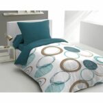 Comprar Home linge passion juego de edredón audace - edredón 140 x 200 cm + 2 fundas de almohada 63x63 cm - azul pato