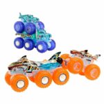 Comprar Hot wheels-big truck monster trucks power smashers-coffret hyj29