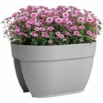 Comprar Jardinera - artevasi - capri campana - balcón - 40 ma - gris claro