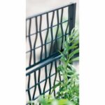 Comprar Jardinera ethica rectangular 80 cm con enrejado grafito