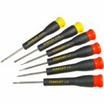 Comprar Juego de 6 micro destornilladores - stanley - stht0-62631 - 4 ranuras + 2 phillips