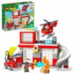 Comprar Lego duplo estación de bomberos y helicóptero (10970)