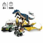 Comprar Lego jurassic world 76966 misiones de dinosaurios: camión de transporte del alosaurio