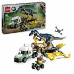 Comprar Lego jurassic world 76966 misiones de dinosaurios: camión de transporte del alosaurio