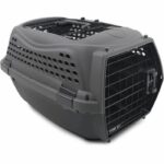 Comprar M.pets jaula de transporte para gatos eco giro - jaula de plástico - talla s - gris