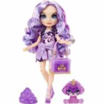 Comprar Muñeca rainbow high fashion con kit de slime y mascota - morado (púrpura) - muñeca con purpurina de 28 cm con kit de slime