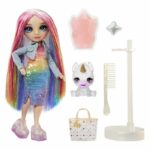 Comprar Muñeca rainbow high fashion con kit slime y mascota - amaya (arco iris) - muñeca glitter de 28 cm con kit slime