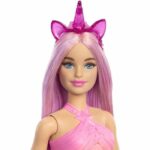 Comprar Muñecas barbie unicornio con cabello de fantasía y trajes degradados hrr13