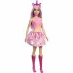 Comprar Muñecas barbie unicornio con cabello de fantasía y trajes degradados hrr13