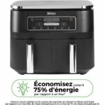 Comprar Ninja foodi af300eu - freidora sin aceite de zona dual - funciones de sincronización y emparejamiento - 6 modos de cocción - 7.6l - 2400w