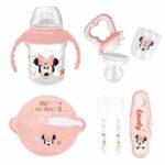 Comprar Pack comida thermobaby minnie 1ª edad - 1 mordisqueador + 1 bol + 1 taza con asa + 2 cucharas