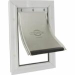 Comprar Puerta de marco de aluminio staywell petsafe - blanco - para gatos o perros de hasta 100 kg