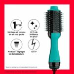 Comprar Revlon cepillo de peinado y secado teal blue - tecnología iónica - 2 velocidades - azul