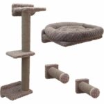 Comprar Rocódromo para gatos - kerbl - monte alpi - 8 piezas - gris - torre de escalada