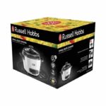 Comprar Russell hobbs 27020-56 - olla arrocera - 600g - 200w - cesta de vapor - mantener caliente - cuenco antiadherente extraíble - blanco y negro