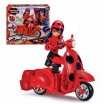 Comprar Scooter miraculous switch'n go + ladybug lucky charm bandai 26 cm muñeca articulada - p50668