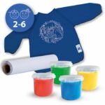 Comprar Ses creative - kit para pintar con los dedos con delantal eco - 100% reciclado