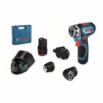 Comprar Taladro atornillador bosch professional flexiclic gsr 12v-15 fc + 2 baterías 2